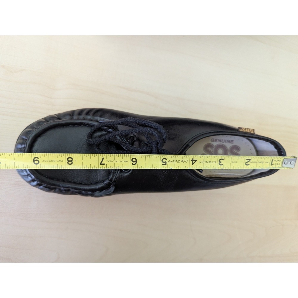 SAS Siesta Lace Up Tripad Comfort Black Bounce Moccasin Lace Wedge Oxfords w/box - Picture 9 of 12